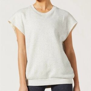 NWT Wear It To Heart - CHELSEA SLEEVELESS SWEATSHIRT OATMEAL